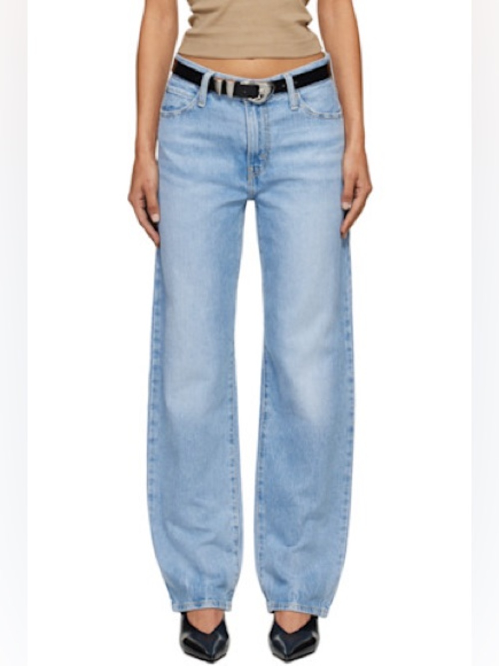 Levi’s light blue wash 94 baggy bootcut denim jeans 26
